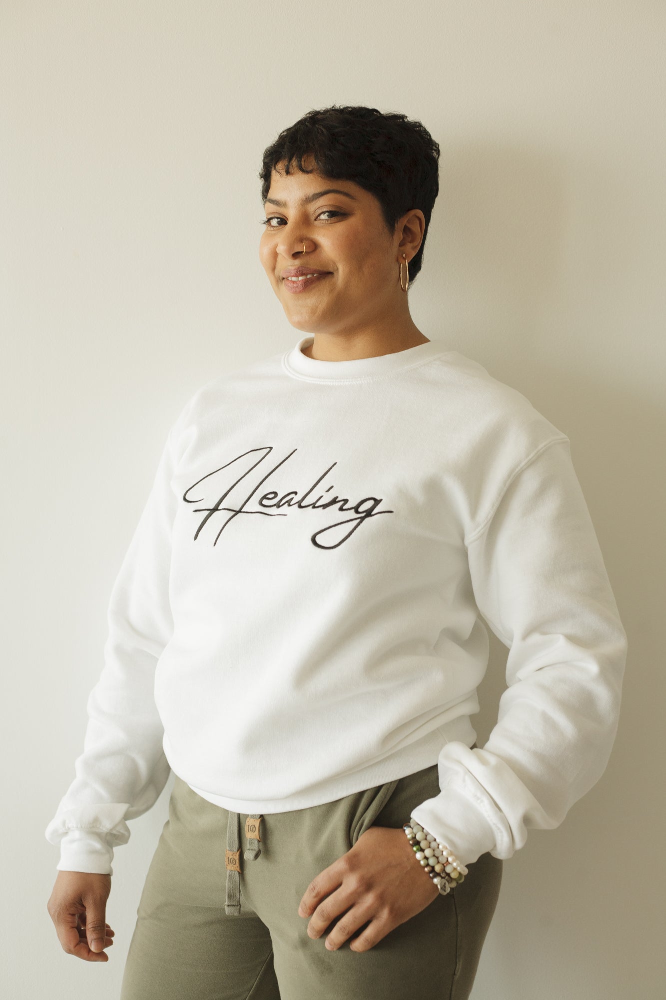 Healing Crewneck (White)
